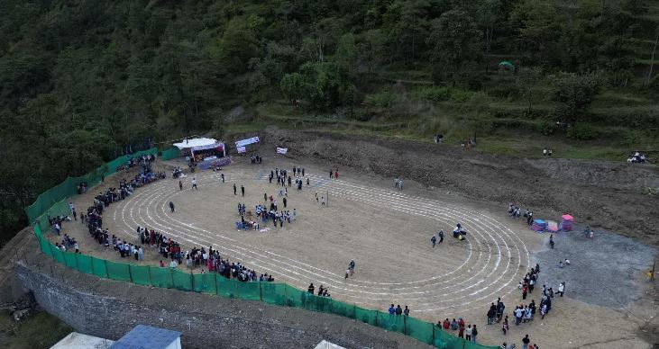 बेनी नगरपालिकाद्वारा मङ्गलाघाटमा नयाँ खेलमैदान निर्माण