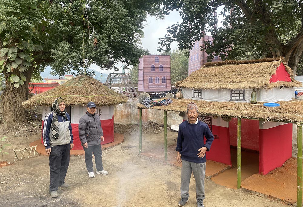 व्यास पालिकामा ठडिए मगर, दरै र कुमाल समुदायका पहिचान घर