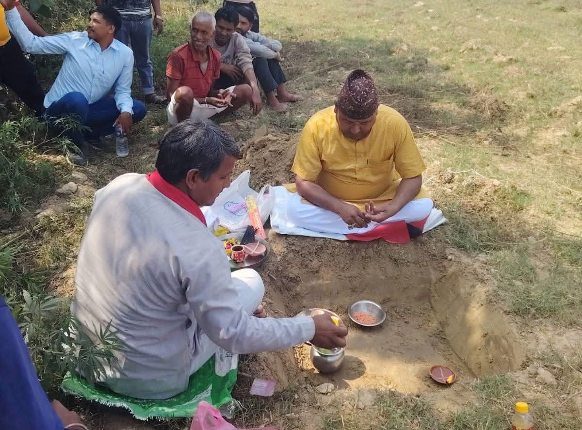 डुडुवा गाउँपालिकामा ट्रस ब्रिज निर्माण सुरु, स्थानीय आवत–जावतमा सहजता आउँने
