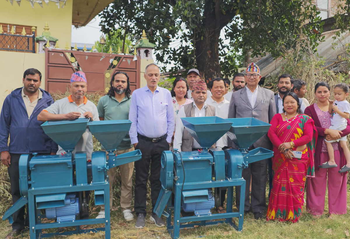 बुटवल उपमहानगरपालिकाद्वारा मकै पकेट क्षेत्रका किसानलाई उपकरण, उत्पादन वृद्धि र बजारीकरणमा जोड