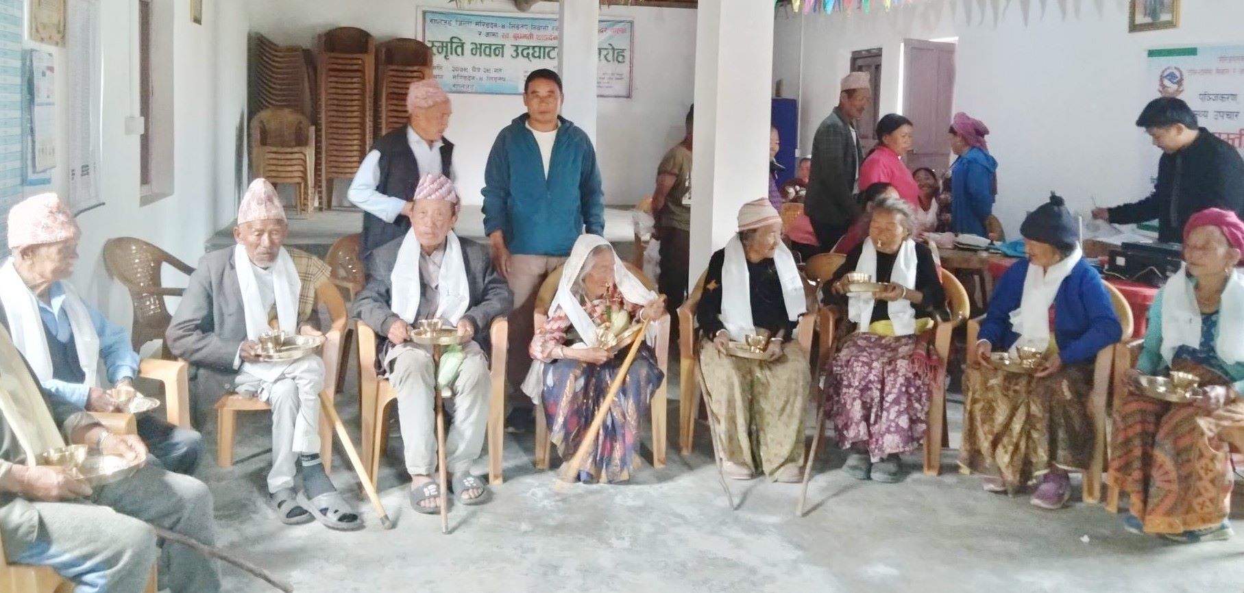मेरिङ्देन गाउँपालिकामा ज्येष्ठ नागरिक सम्मान, स्वास्थ्य परीक्षणसमेत सम्पन्न