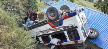 दैलेखको आठबिस नगरपालिका–८ मा जिप दुर्घटना, १५ जना घाइते