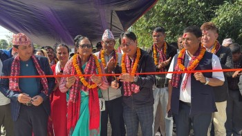 हल्दीबारी गाउँपालिकामा माथिल्लो भुसुडी खोलाको नयाँ पक्की पुल उद्घाटन