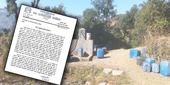 मेलौली नगरपालिका–९ मा पाँच वर्षदेखि अलपत्र खानेपानी योजना