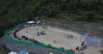 बेनी नगरपालिकाद्वारा मङ्गलाघाटमा नयाँ खेलमैदान निर्माण