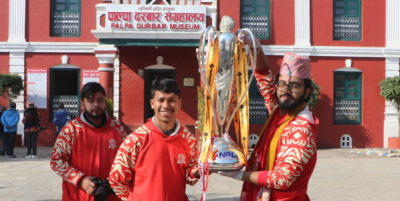 तानसेन नगरपालिका खेलप्रेमी र सर्वसाधारणले लुम्बिनी लायन्सलाई स्वागत गरे