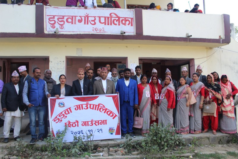 डुडुवा र राप्तीसोनारी गाउँपालिकालाई जोड्ने सिधनियाघाट पुल निर्माणमा ५०% प्रगति