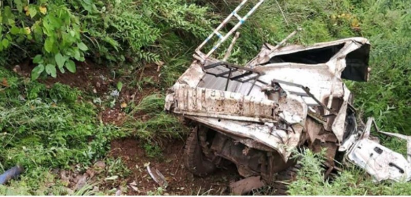 नवदुर्गा गाउँपालिका–५ (नवदुर्गा) मा जीप दुर्घटनाले चार जनाको ज्यान गयो