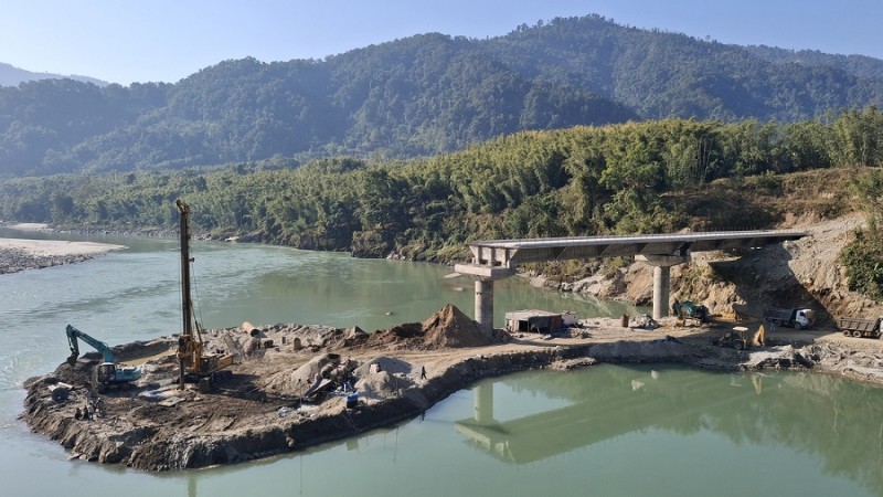 चौदण्डीगढी र आमचोक गाउँपालिकाबीचको रानीटार पुलले फेरि गति लियो