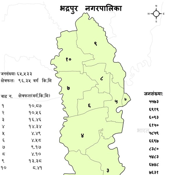 भद्रपुर नगरपालिका-४ जंगली हात्तीको आक्रमण, चार घरमा क्षति