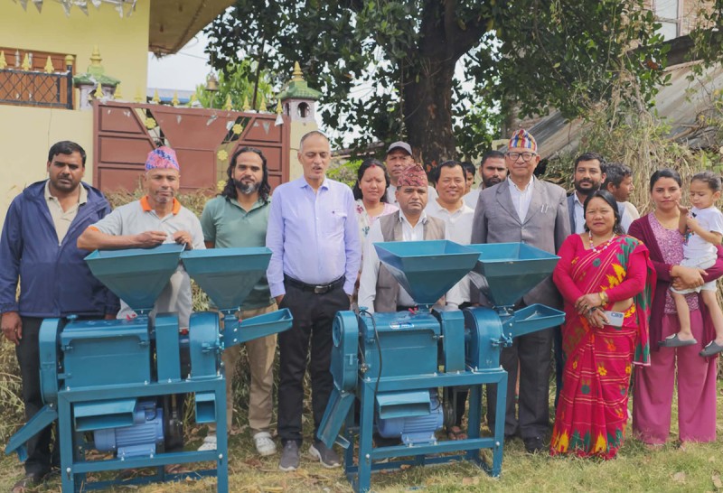 बुटवल उपमहानगरपालिकाद्वारा मकै पकेट क्षेत्रका किसानलाई उपकरण, उत्पादन वृद्धि र बजारीकरणमा जोड