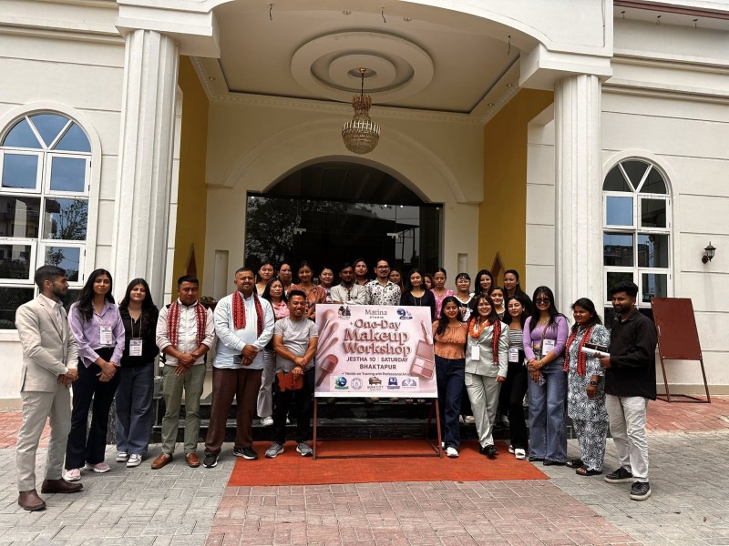 मध्यपुर थिमी पालिकामा मेकअप कार्यशालाबाट एशिया बुक अफ रेकर्ड्समा नाम दर्ता