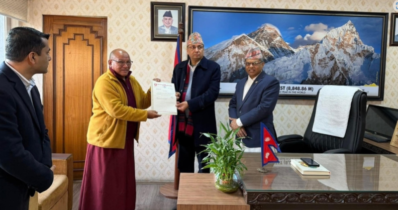 काइके गाउँपालिकाबाट निमा रोकाय गुम्बा विकास समितिको अध्यक्षमा चयन